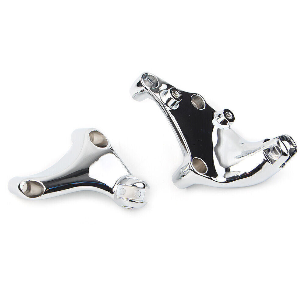 Fit for Harley Sportster XL1200 Custom Rear Passenger Footrest Mount Bracket Chrome