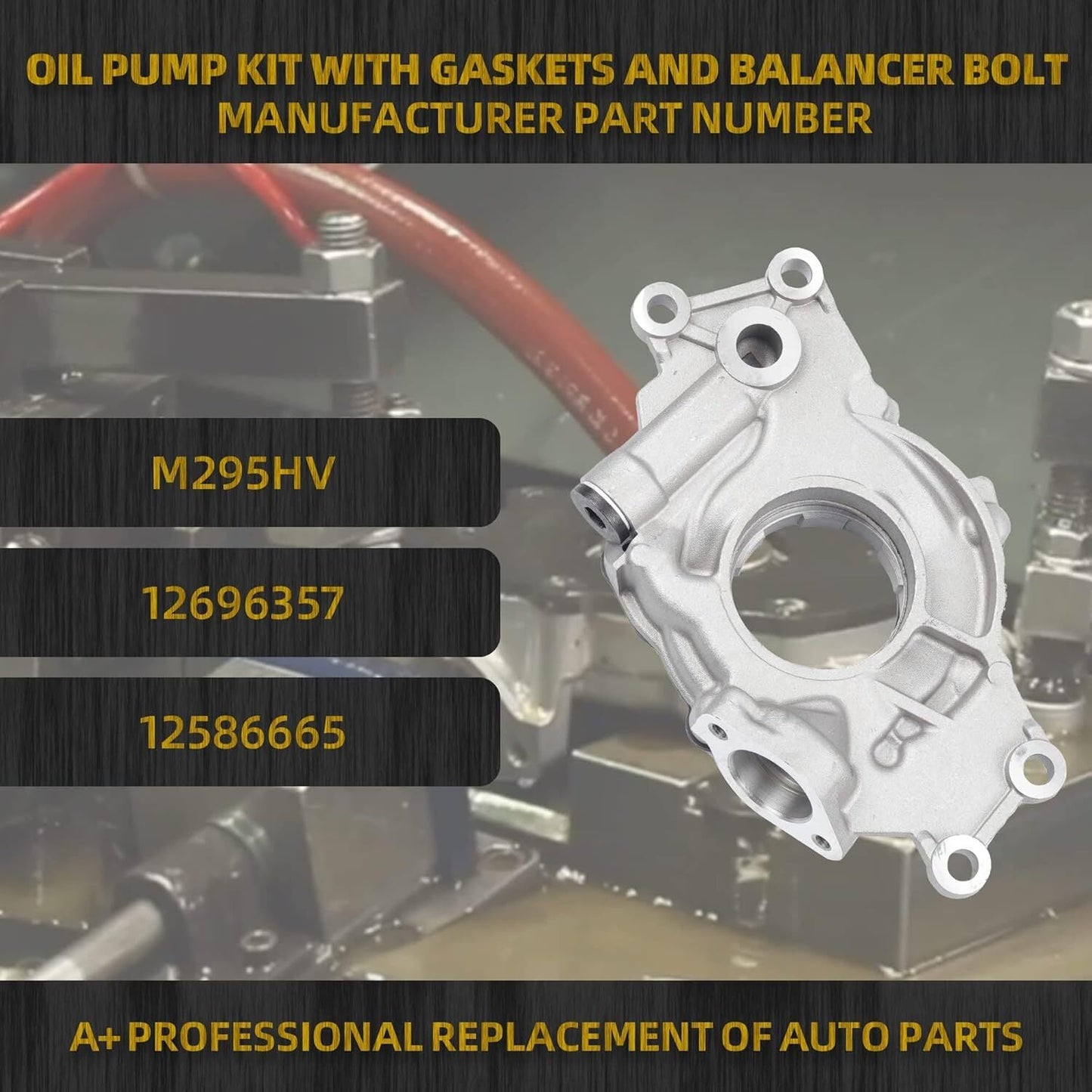 M295HV High Volume Oil Pump For GM for Chevrolet LS1 LS2 4.8L 5.3L 5.7L 6.0L