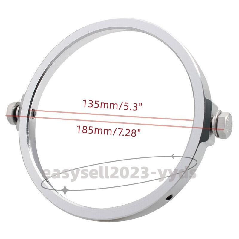 Motorcycle Univresal 5.75 LED Headlight Round Mounting Bracket Ring for Harley