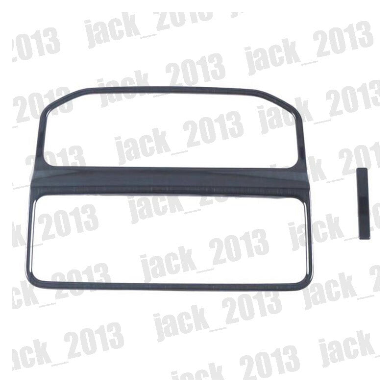 Black steel style Rear Air Vent Outlet Trim Fit for VW Atlas Teramont 2021-2024