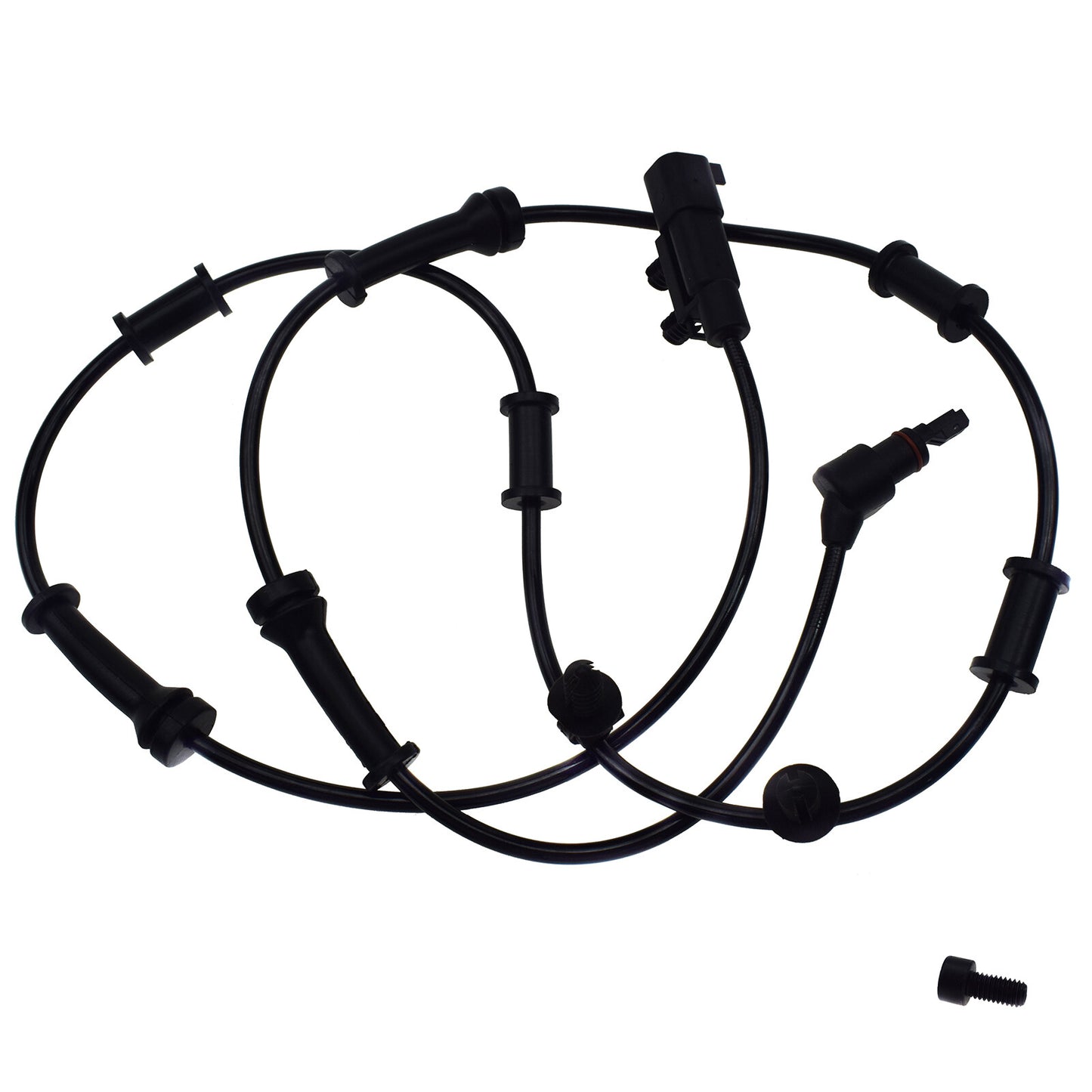 2-Piece Front ABS Wheel Speed Sensor for 2007-2017 for Jeep for Wrangler JK - Original Equipment Manufacturer 68003281AC