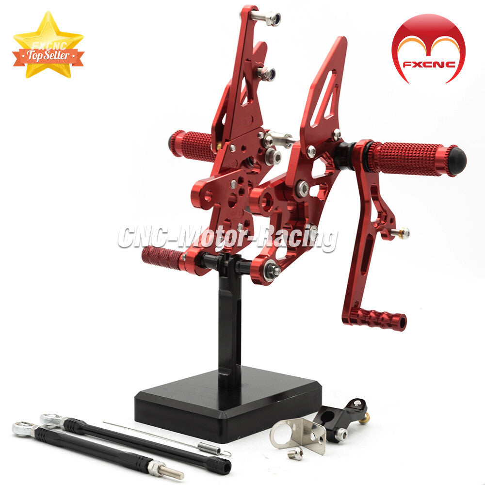 CNC gear footrest for Yamaha FZ1 2006 - 2014 2015 2016, footplate pedal shifting.