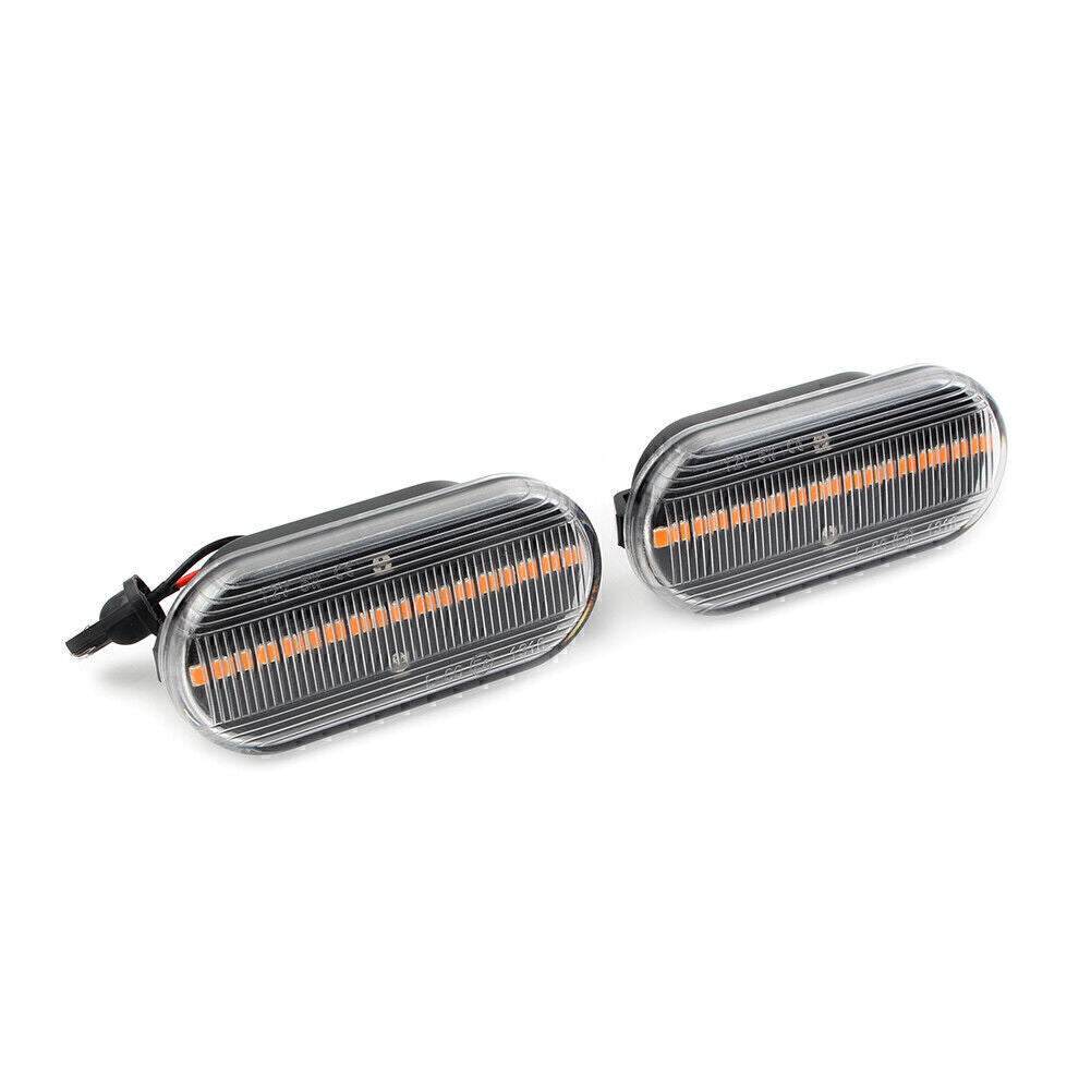 2X Side LED Marker Amber Turn Signal Light Fit for Volkswagen for VW for Bora for Golf 3 4
