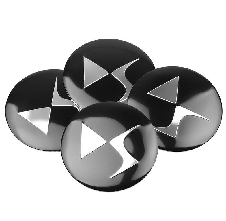 Brand new 4x56mm black wheel decals, rim decals, and wheel stickers for DS