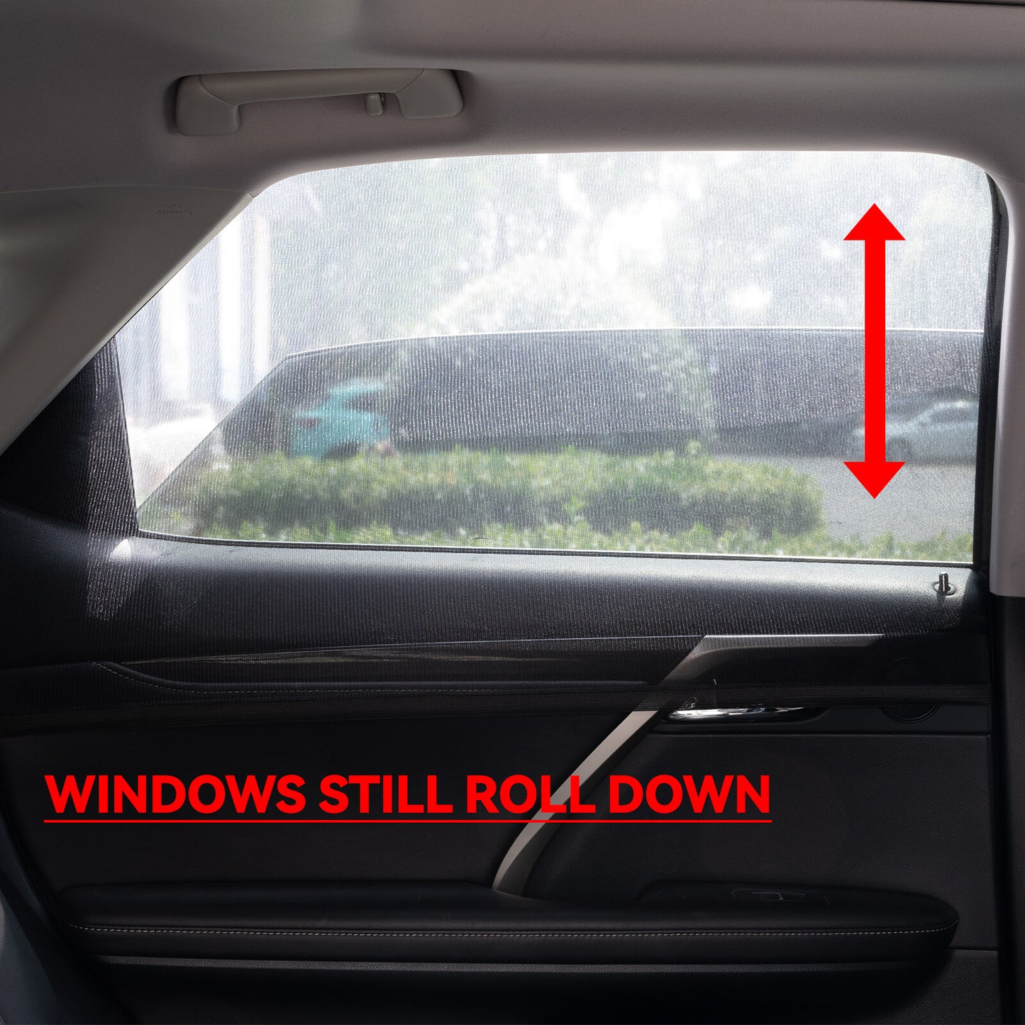 4pcs Car Side Front Rear Window Sun Shade Cover Visor Mesh Shield UV Protection