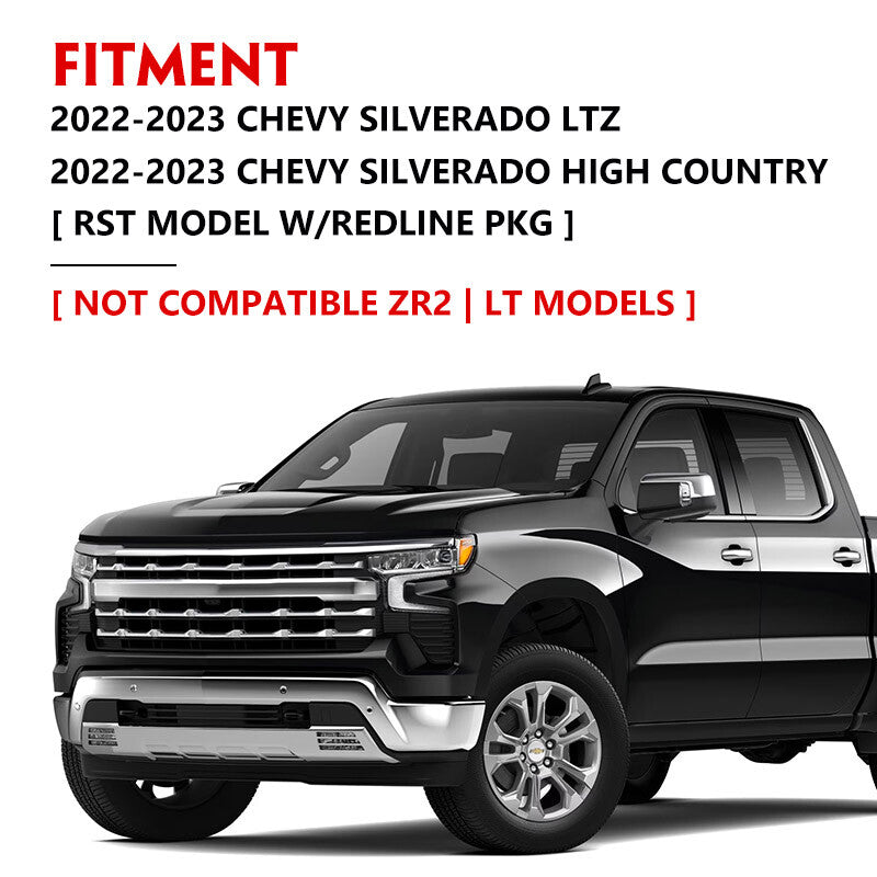 2P for 2022-2024 for Chevrolet Silverado 1500 LTZ High Country LED DRL Headlights with Right Handle LH