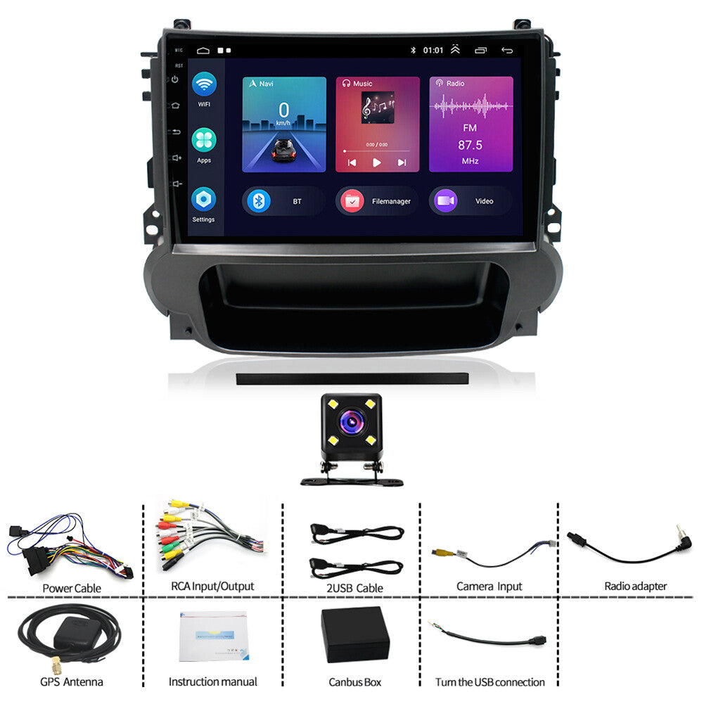 for Chevrolet Malibu 2011-2015 Android Apple CarPlay GPS Navi Car Stereo Radio