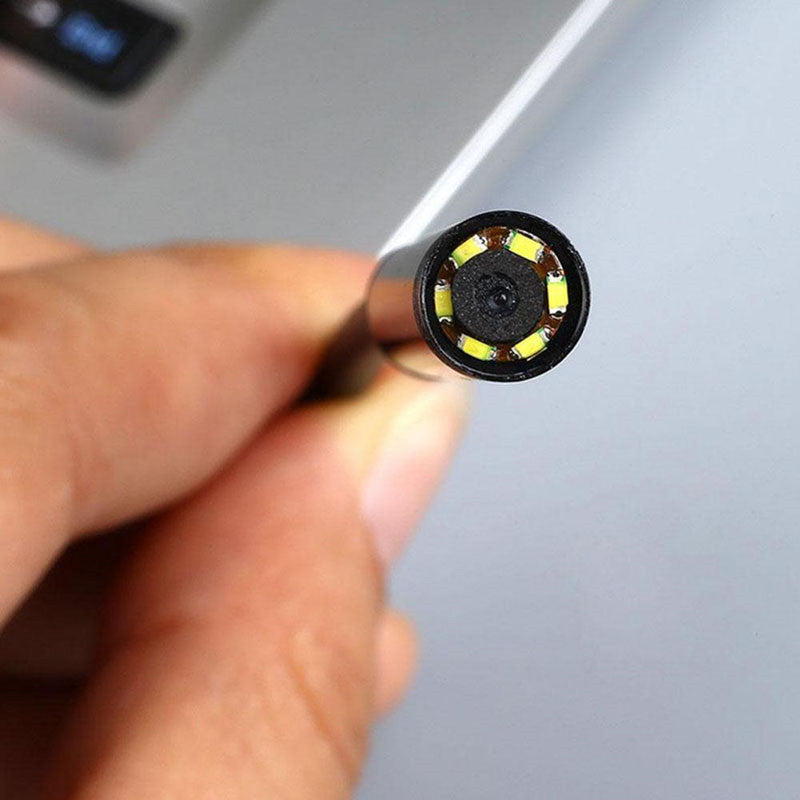 8mm lens Inspection Pipe Endoscope USB Camera 6LED Borescope Android Phone PC