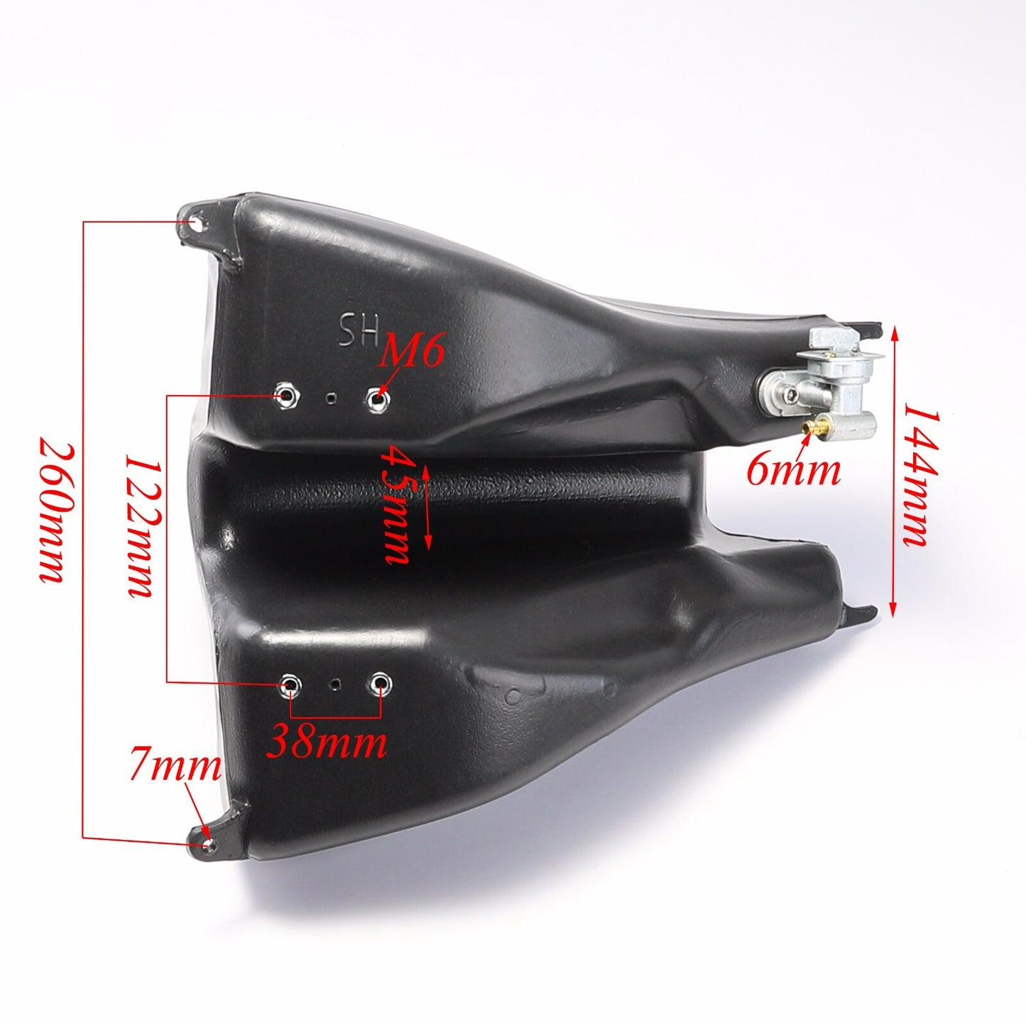 Red plastic fenders, fuel tank, for seat , and bolts are suitable for Honda cRF70 XR70 Dirt Pitbike.