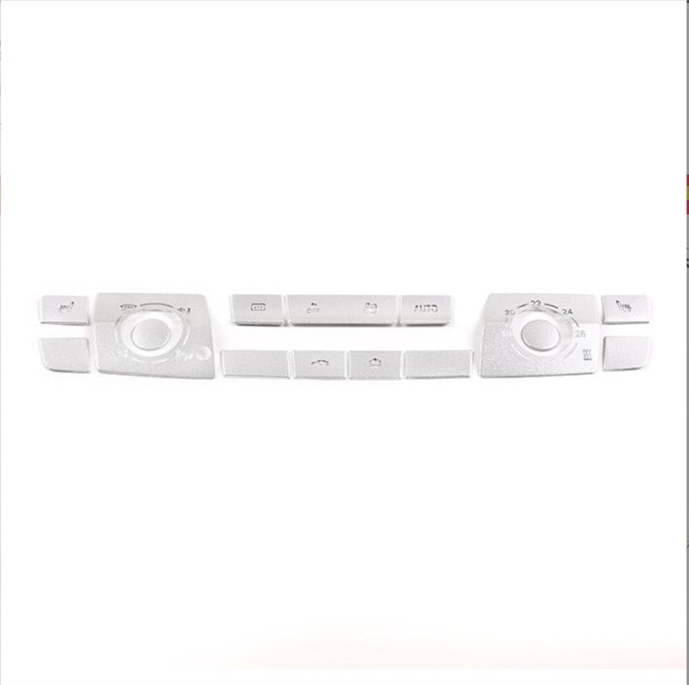 15PCS Alloy Air Conditioner Switch Button Trim for BMW 3 4 Series F30 GT 2013-19