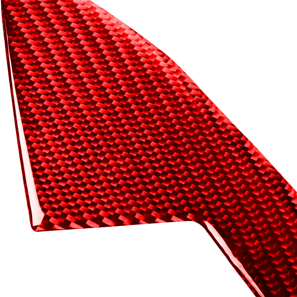 Red Carbon Fiber Front Headlight Eyelid Eyebrow Trim for BMW Z4 E89 2009-2015