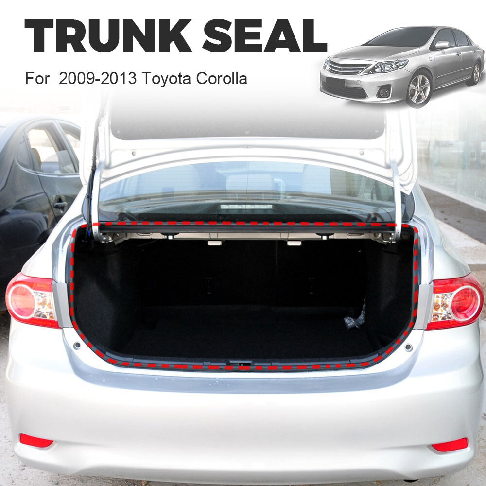 Rubber for Toyota for Corolla 2009-2013 Trunk Lid Gasket Seal Weather Strip Repalce