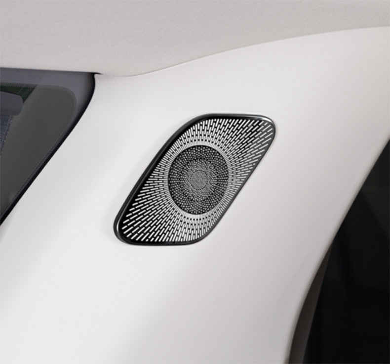 for Kia Carnival 2022-2023 Black Door Speaker C-Pillar Decoration Cover Trim 2x
