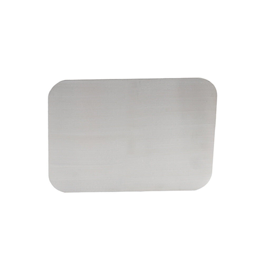 Motorcycle DIY license Number Plate Quadrilateral2.5mm Aluminum Silver