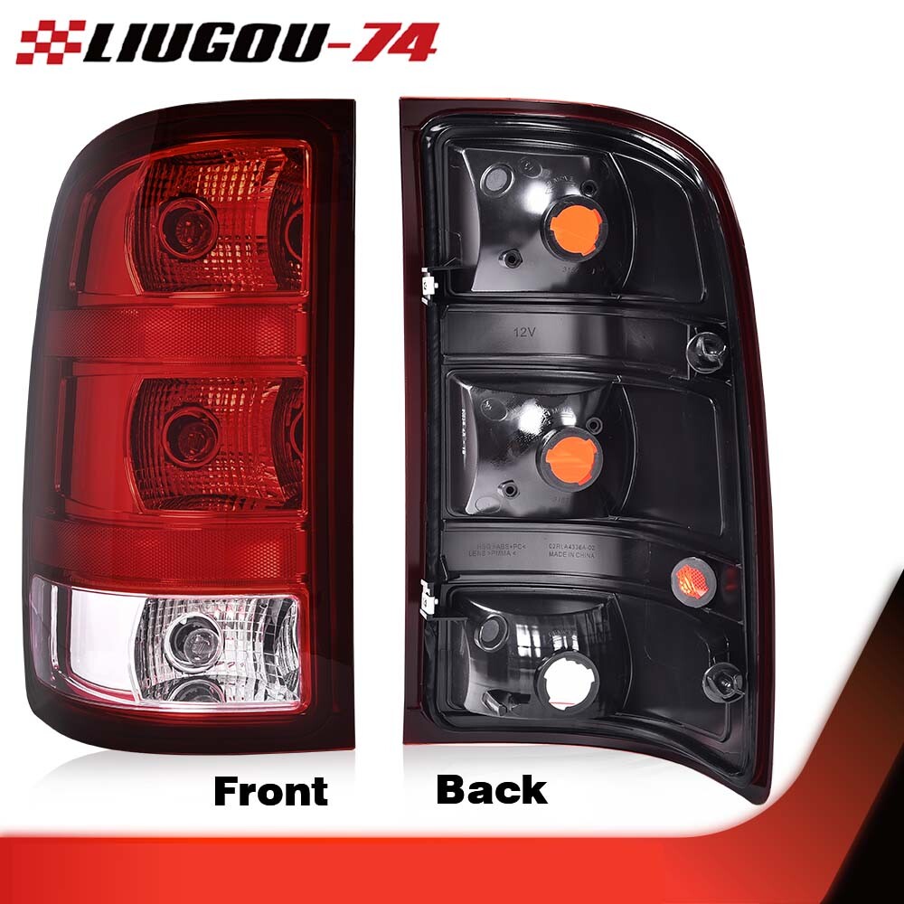 Taillights suitable for 2007-2010/2012-2013 for GMC for Sierra 1500 LH SL/SLE/SLT/WT models.