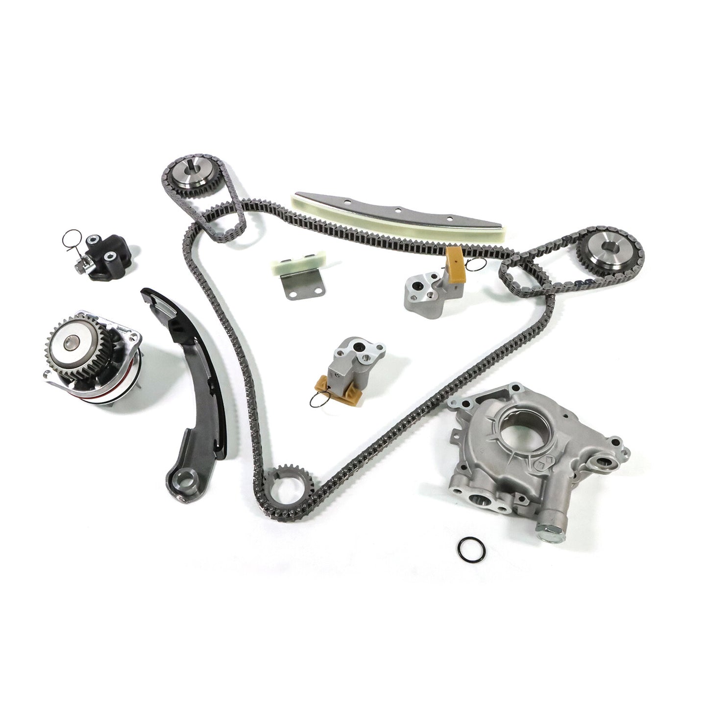 24-Valve Timing Chain Kit Oil Water Pump for Nissan Altima Maxima Quest 3.5L