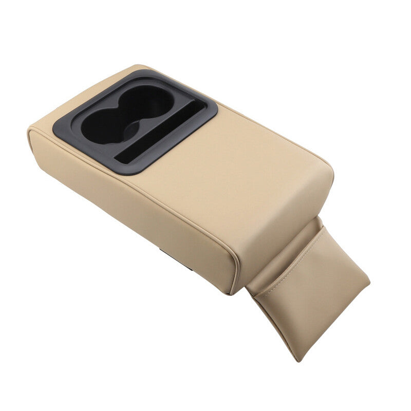 Car and truck double cup holder armrest mat center console storage box backrest cover