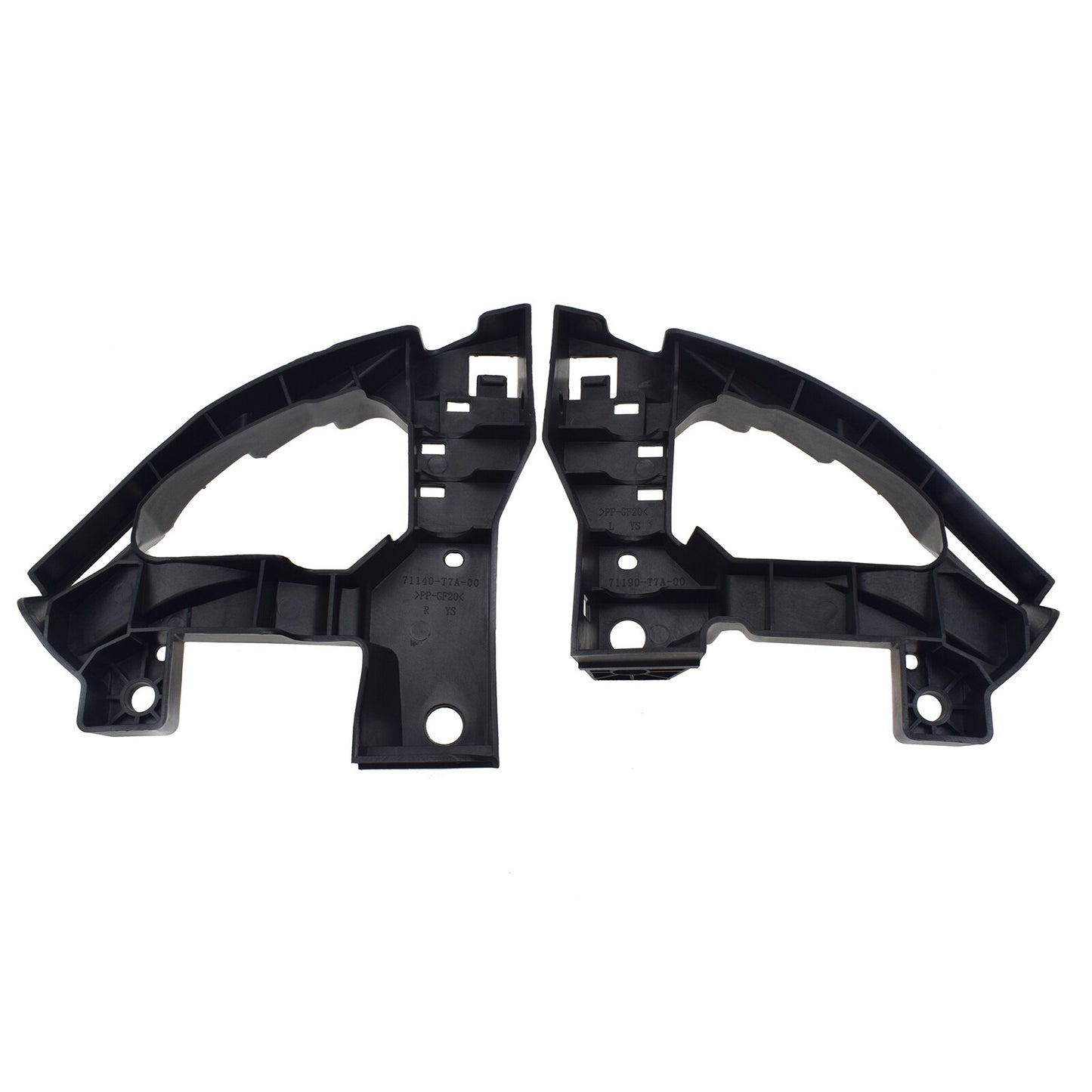 Pair Front LH RH Bumper Headlight Support Bracket 71190T7A000 For HR-V HRV 16-18