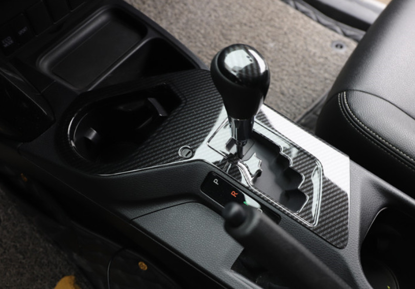 Carbon Fiber ABS Car Inner Gear Shift Frame Cover Trim for Toyota RAV4 2016-2018
