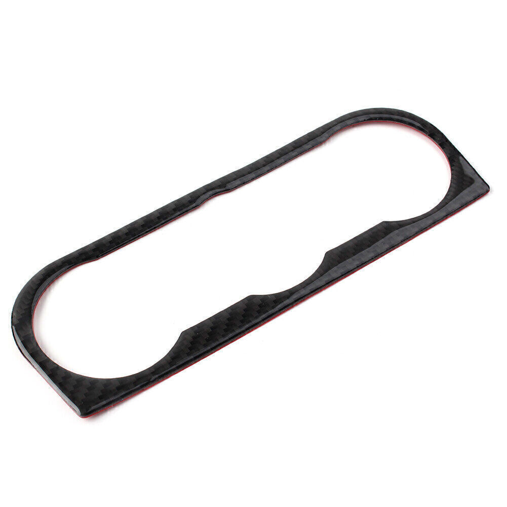 Carbon Fiber Central Console AC Switch Panel Trim Fit for Subaru Forester 2013-2018