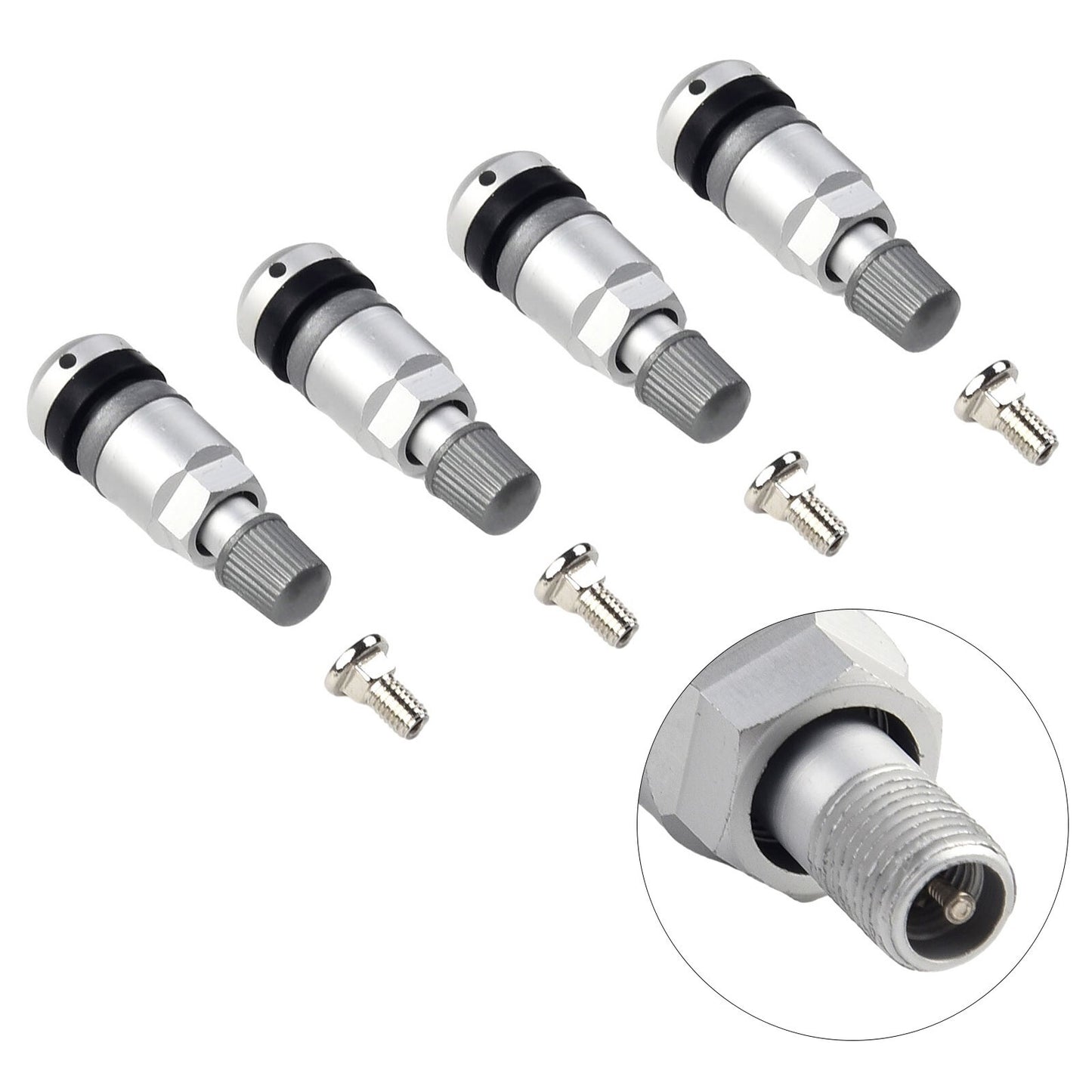 4-piece TPMS tire pressure sensor valve stem repair kit suitable for Series 5