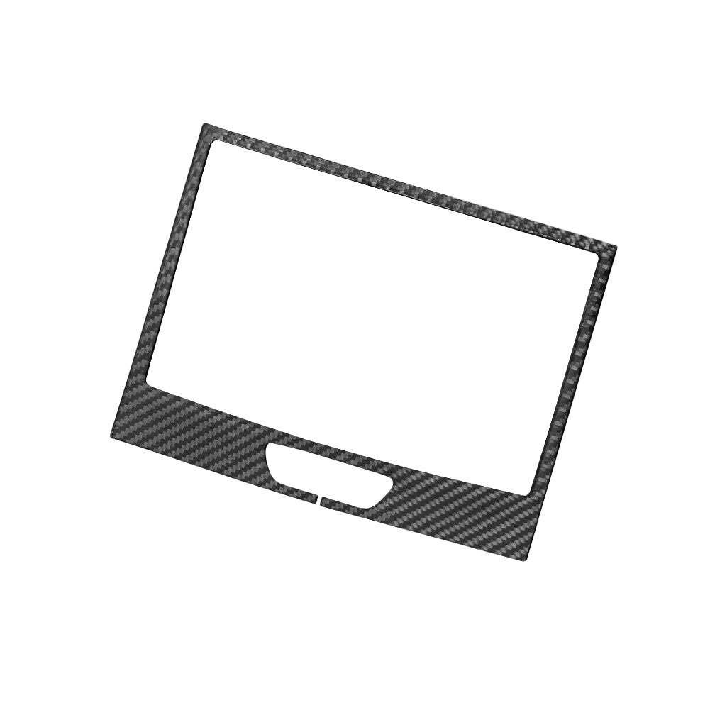 Carbon Fiber Center Navigation LCD Frame Cover Trim for Ford Ranger 2019-2022