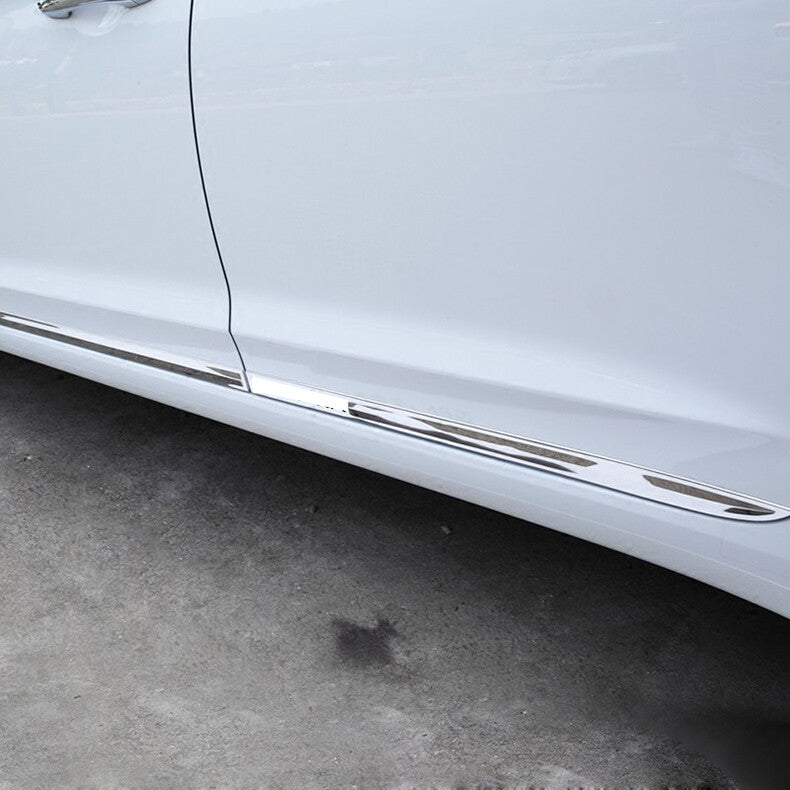 for Hyundai for Elantra 2017-2020 Stainless Car Door Body Side Molding Cover Trim 4x