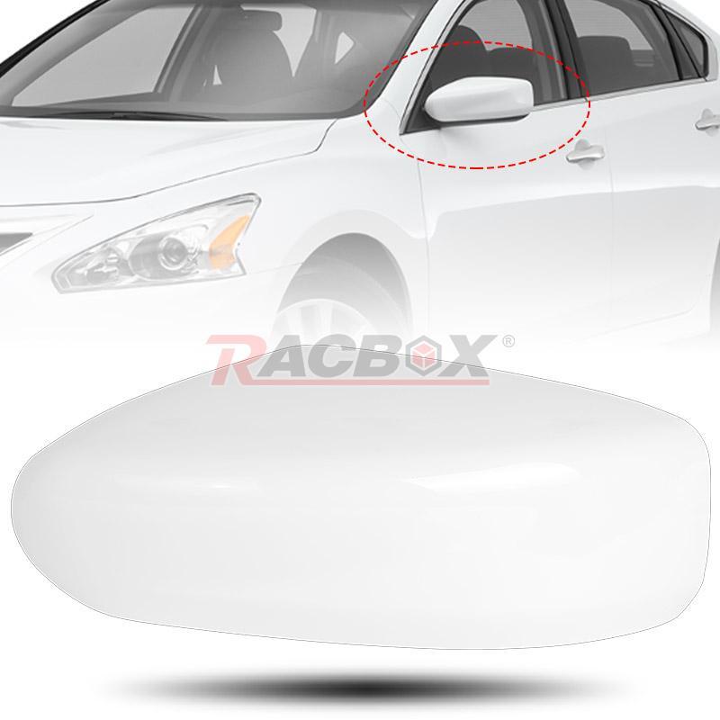 LEFT DRIVER SIDE Mirror Cap Cover Smooth White for Nissan Altima Sedan 2013-2018