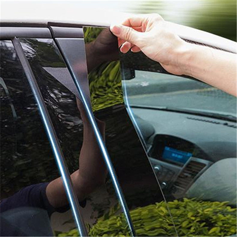 Black Pillar Posts for Kia Sorento 2009-2015 6pc Set Door Trim Piano Cover Kit
