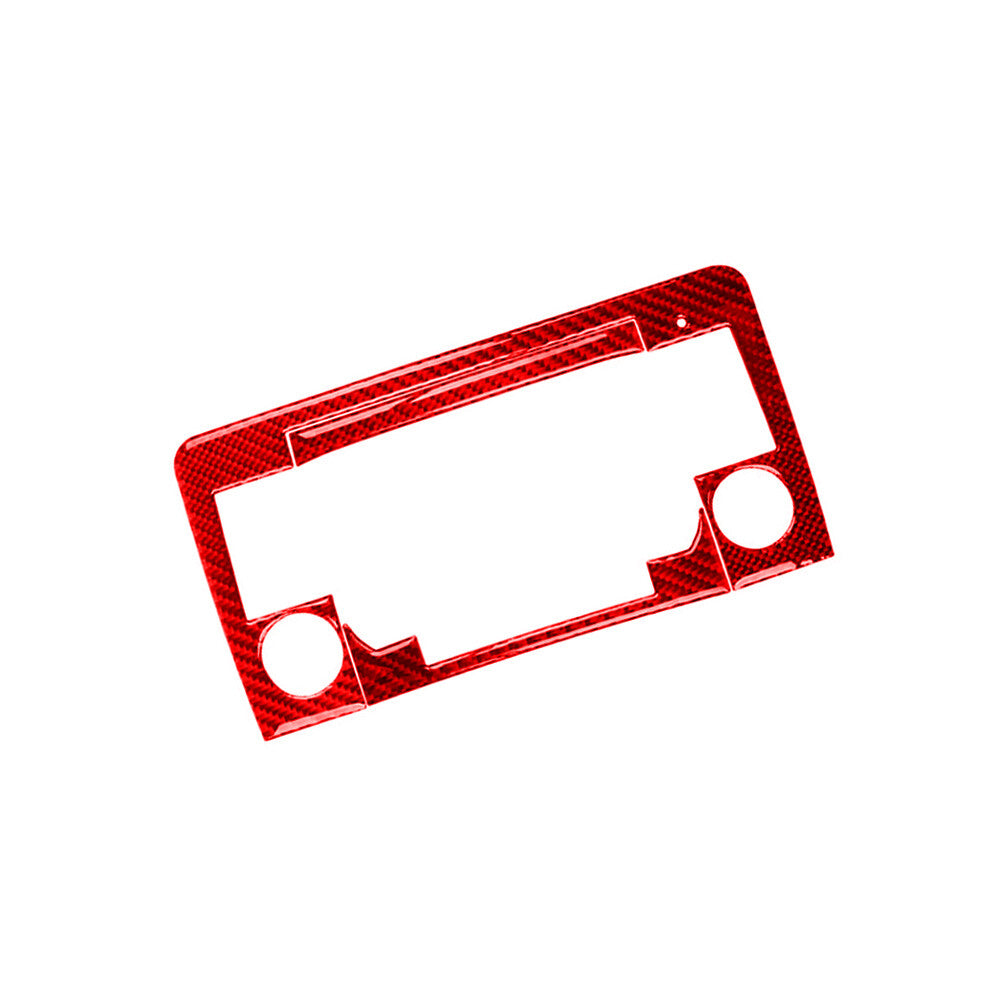Red Carbon Fiber Navigation Panel Type B Cover for Mercedes Benz M-class 2006-11