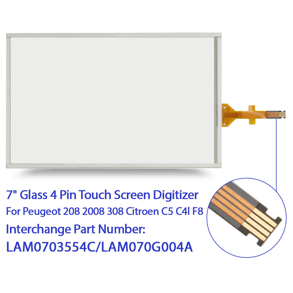 7 Touch Screen Digitizer f¨¹r LAM070G004A for Peugeot 208 2008 308 for Citroen C5 C3X