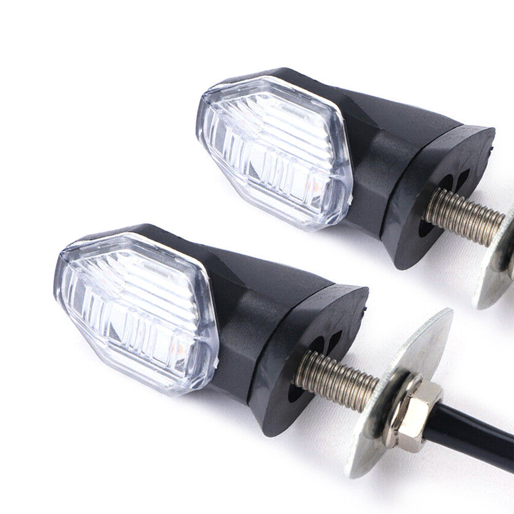2x LED Turn Signals Light Blinker Amber Indicator Lamp 12V Universal