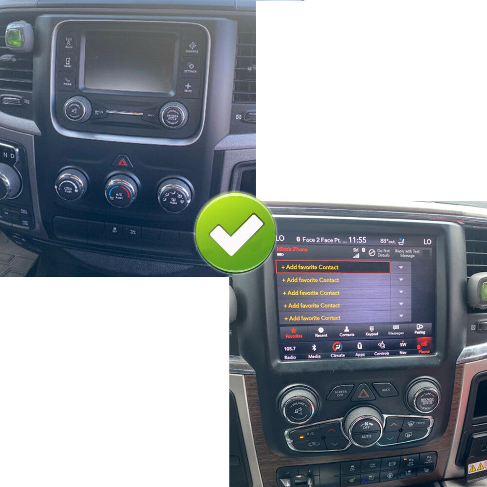 for Dodge for Ram 2013-2019 Android 11 for Tesla Style Vertical Screen 10.4 GPS Radio