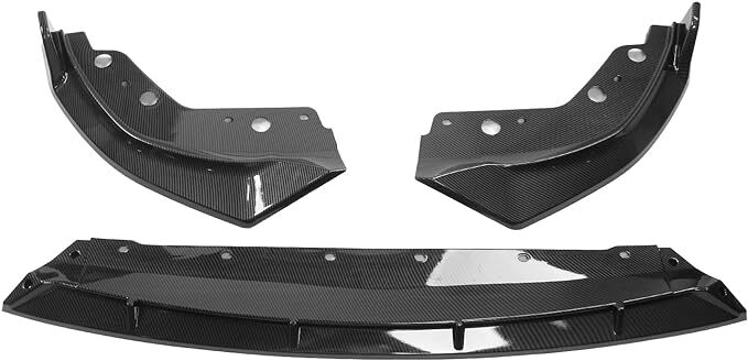 Carbon Fiber Style Front Bumper Lip Fits for BMW 3-Series M-Sport M340i 2019-2022