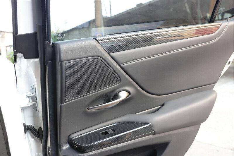 Carbon Fiber Inner Door Panel Strip Trim 4pcs for Lexus ES250 300h 350 2019-2023