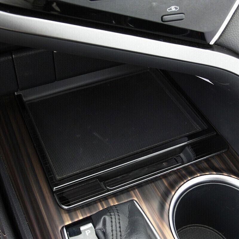 for Toyota for Camry 2018-2022 Black Titanium Middle Console Storage Box Cover Trim
