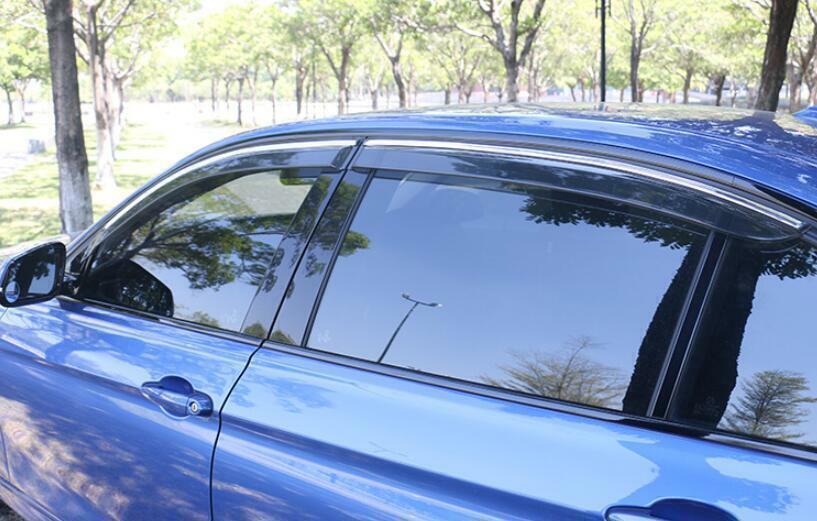 for BMW 3 Series Sedan 2013-2018 Window Wind Visor Rain Guard Vent Deflectors 4x