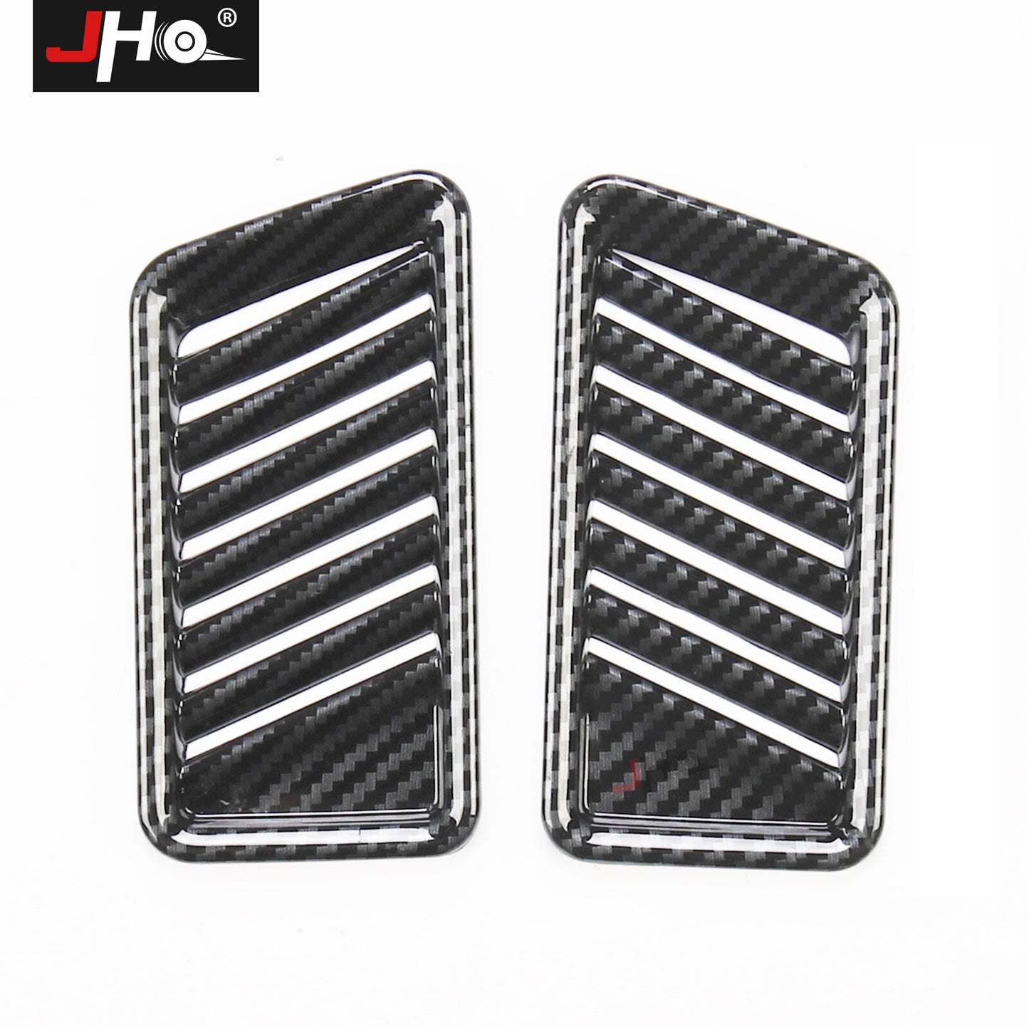 Carbon Fiber Air Vent Cover Ac Outlet Trim Black for Ford F150 F-150 2021 2022