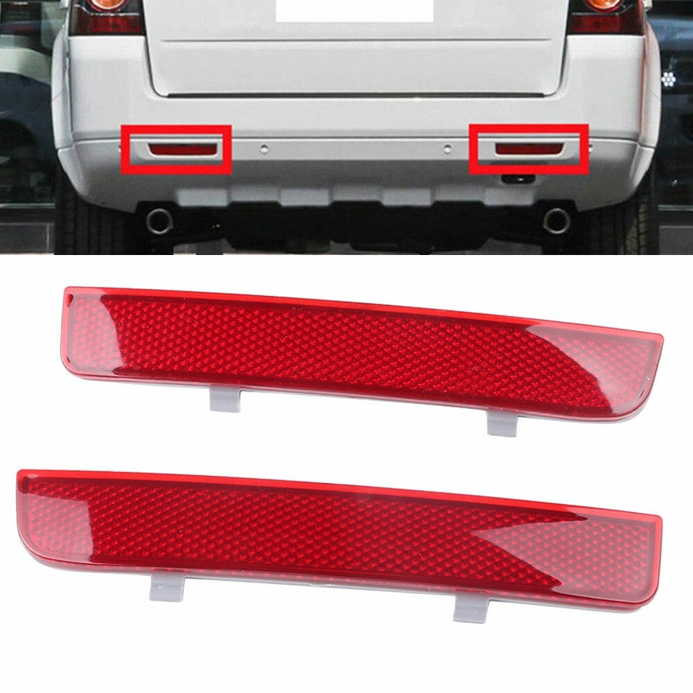 for LAND ROVER LR2 for Range Rover 2003-2012 REAR BUMPER REFLECTOR RED LENS L+R SET