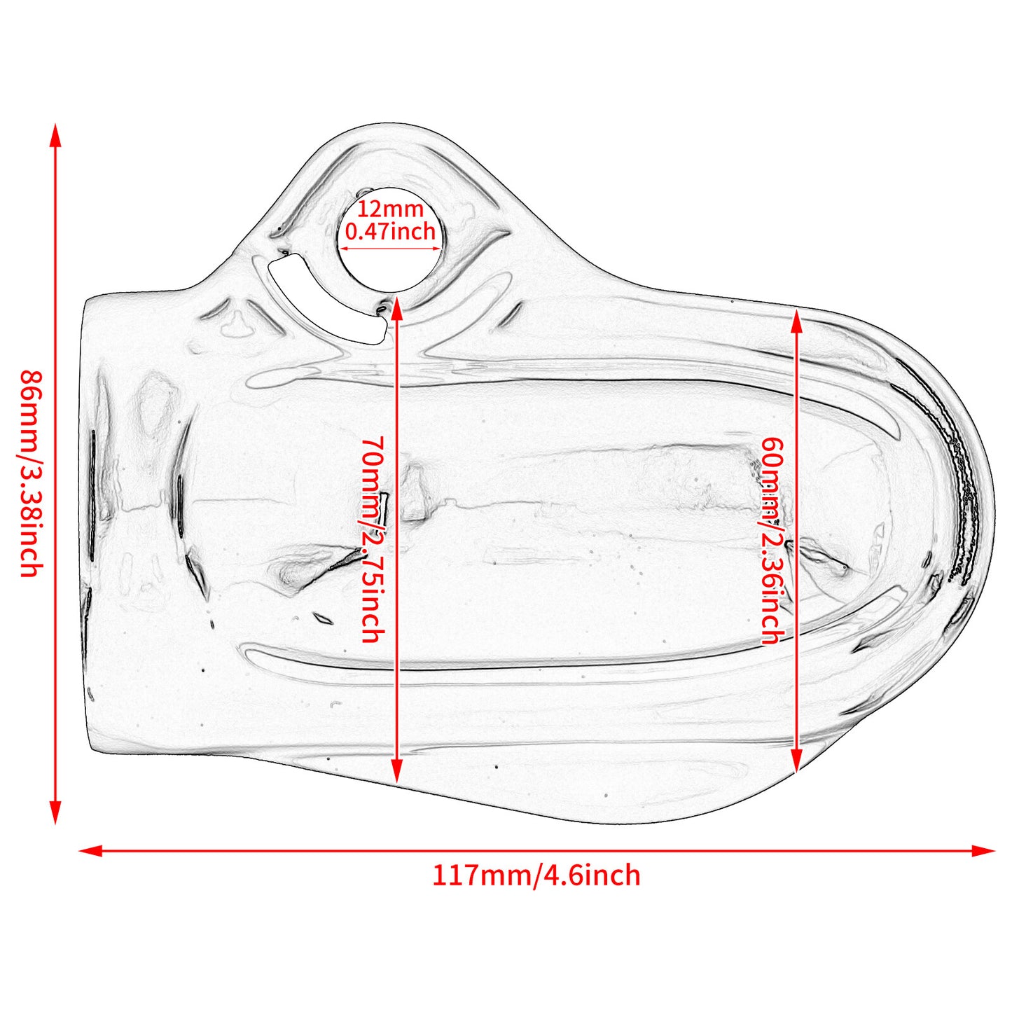 Bar Shield Rear Axle Cover Fit for Harley VRSC V-Rod VRSCA 2002-2017 Gloss