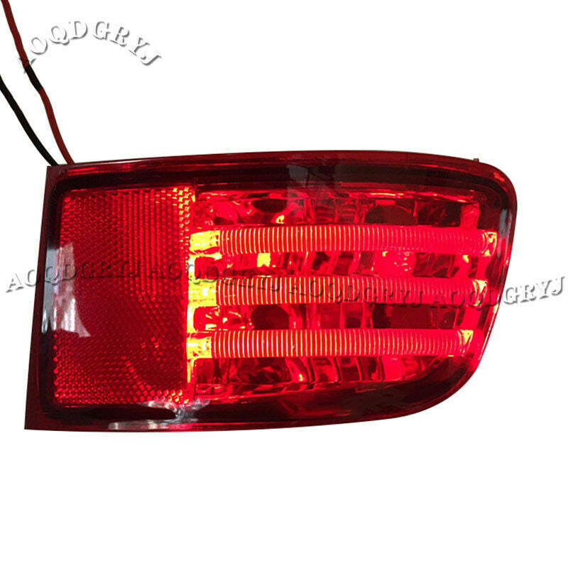 LED Red Rear Bumper Fog Lamp Assembly Refit for Toyota Prado LC/FJ120 2003-2009