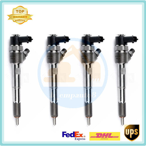 4pcs Fuel Injectors with 0445110889 for YC4FA-EU3 Yuchai Engine Diesel