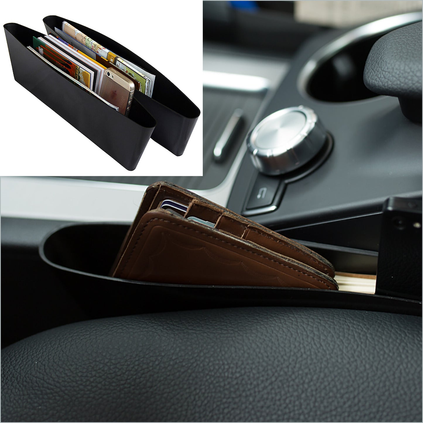 Catcher Box Caddy Car Auto Bag Pocket Storage Organizer Holder Fit All Cars
