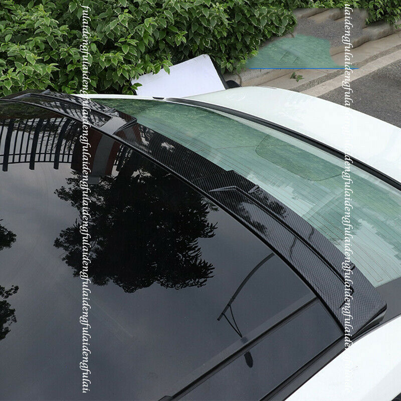 Carbon fiber ABS Rear Window Roof Lip Spoiler Trim for Nissan Altima 2019-2022