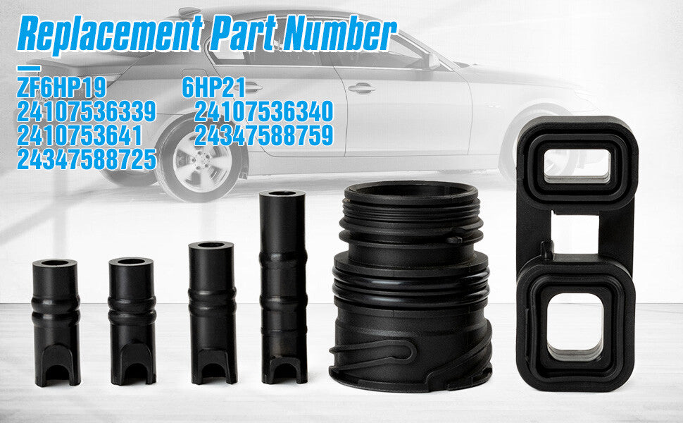 6PCS Valve Body To Case Sleeve Seal kit Mechatronic Kit For 2004 for BMW 530i 3.0L