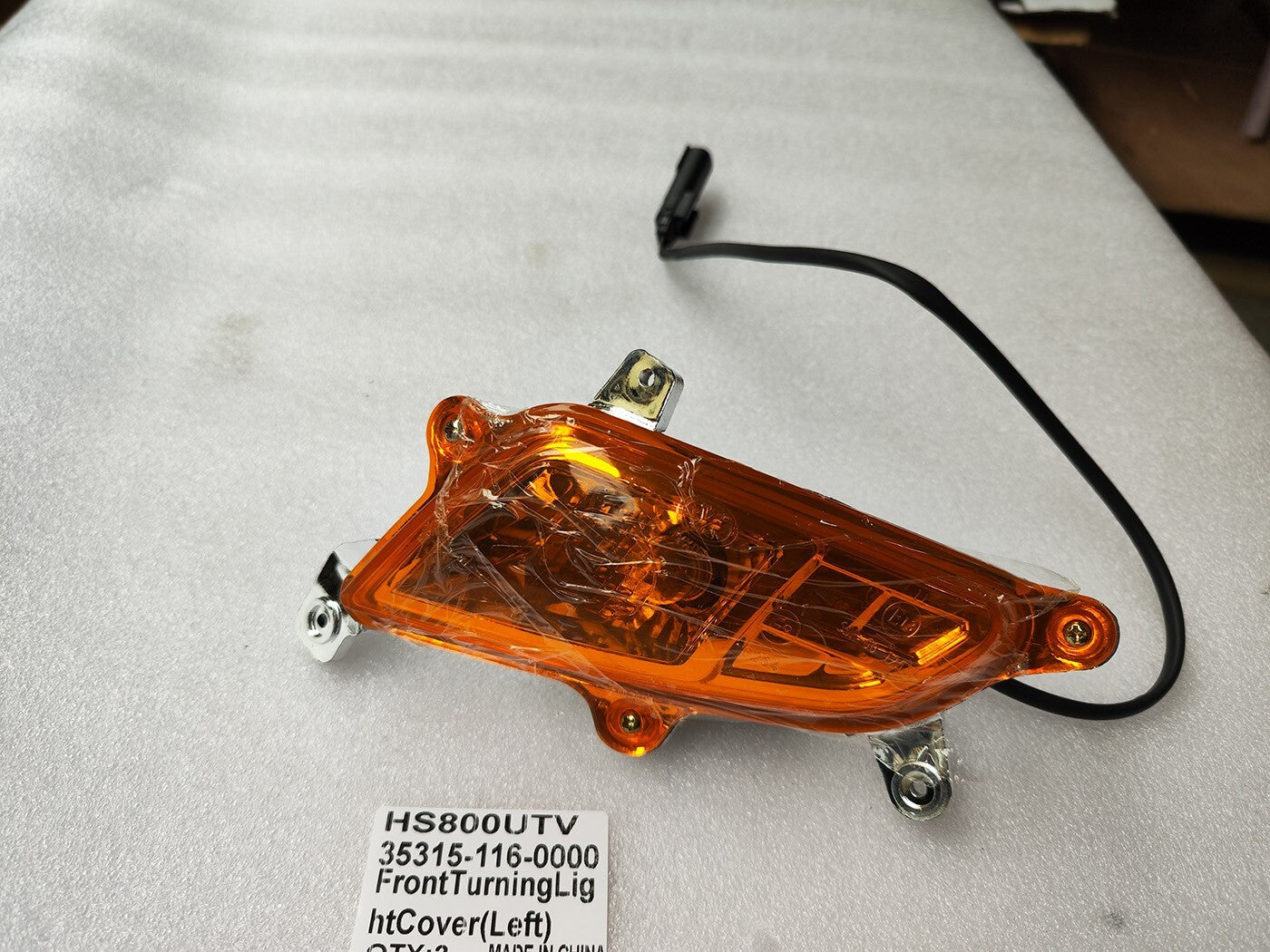 New Front Left Turning Light Cover For Hisun 800cc HS800 UTV 35315-116-0000