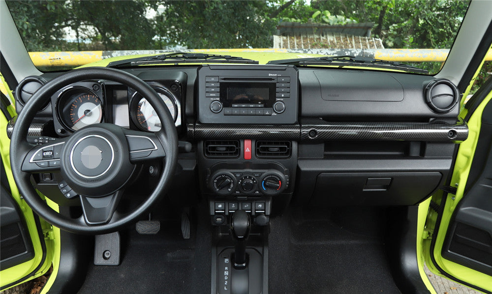 Central Control Handle Panel Cover Fit for Suzuki for Jimny 2019-22 ABS Carbon Fiber