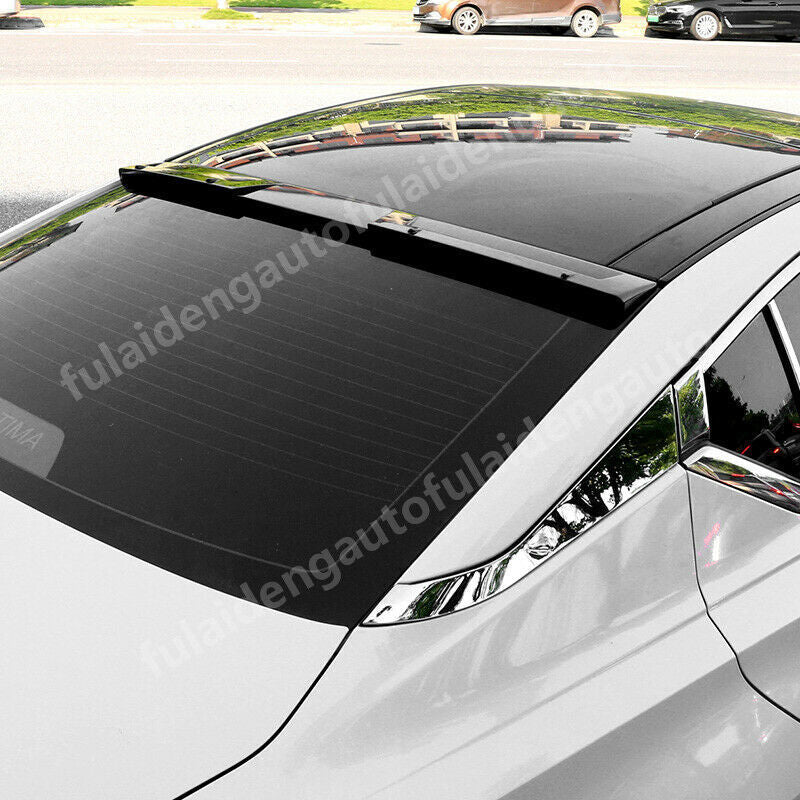 for Nissan Altima 2019-2024 Black Rear Window Roof Lip Spoiler wing Visor Trim