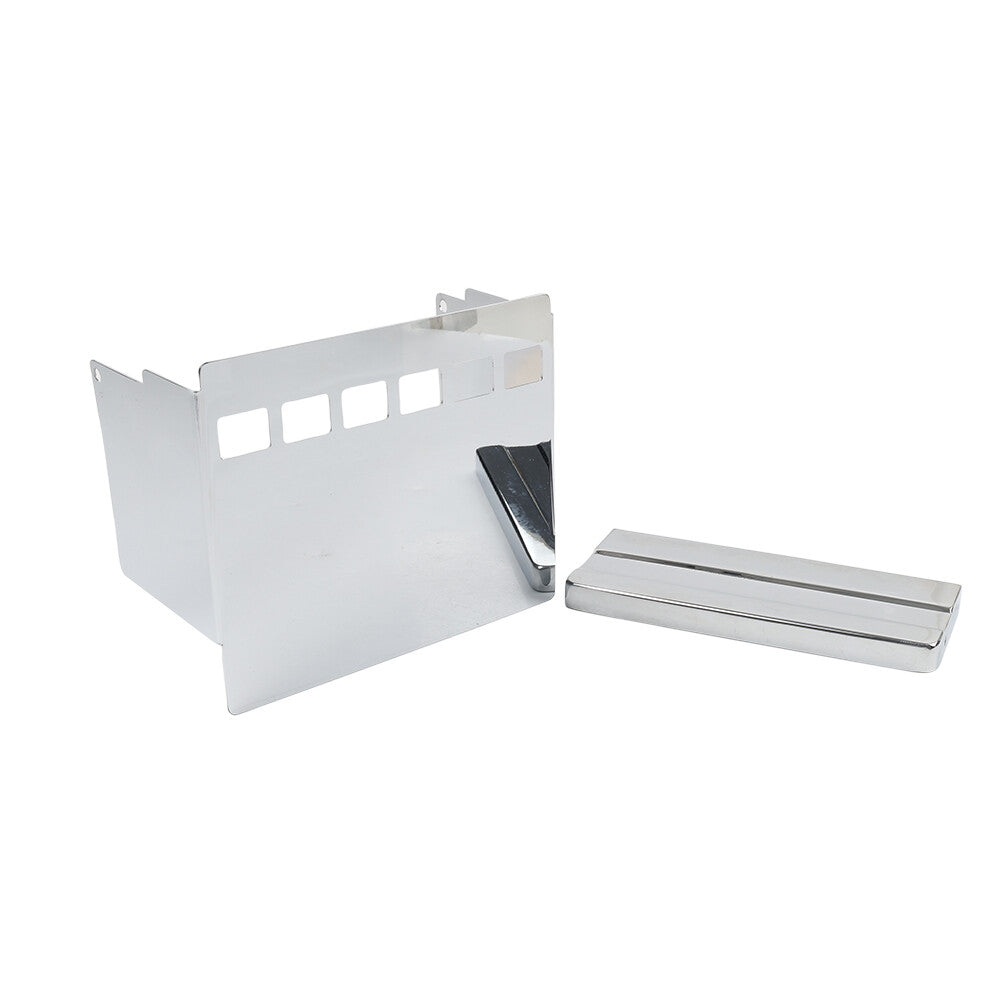 Windowed Battery Box Side Top Cover Kit for Harley Sportster Super Wide Glide