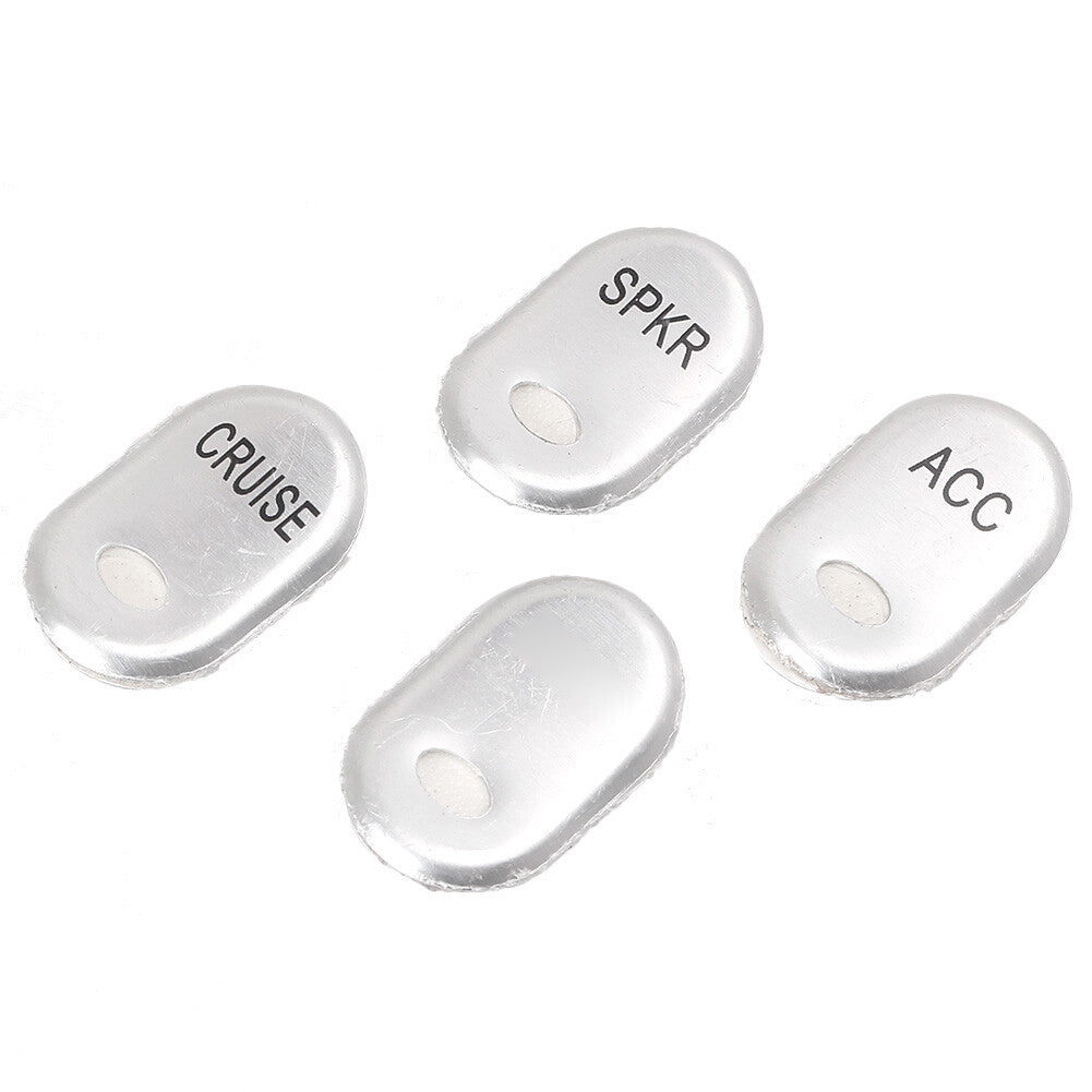for Harley FLHTCU FLHTCUTG Stainless Steel Switch Panel Switch Covers Chrome